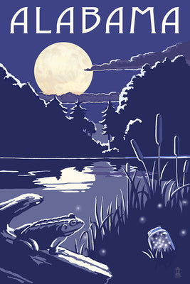 Alabama - Lake at Night
