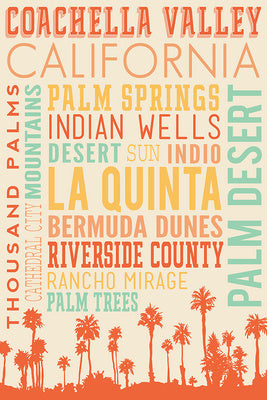 California - Coachella Typography