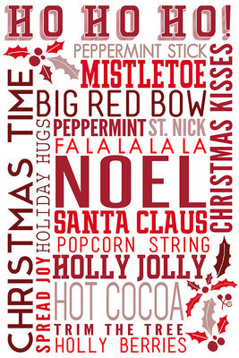 Christmas - Ho Ho Ho - Typography
