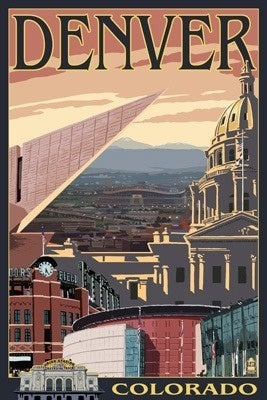 Colorado - Denver Skyline