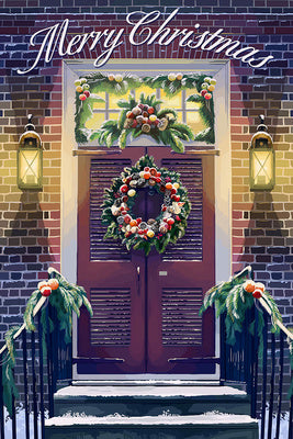 Decorated Door - Merry Christmas