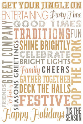 Get Your Jingle On Typography