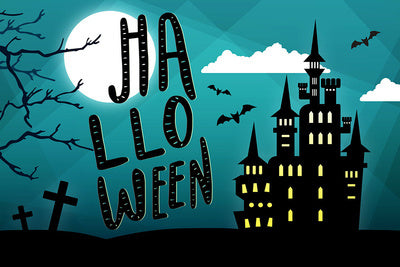 Halloween - Haunted House (Blue)