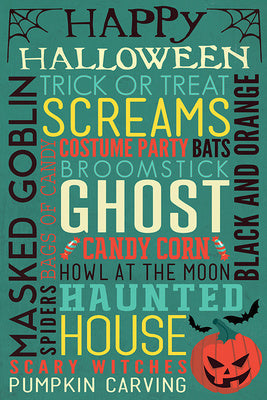 Halloween - Typography with Pumpkin