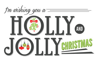 Holly Jolly Christmas (WHITE)