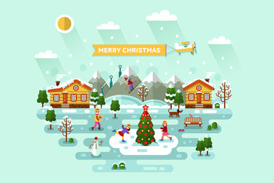 Merry Christmas - Vector