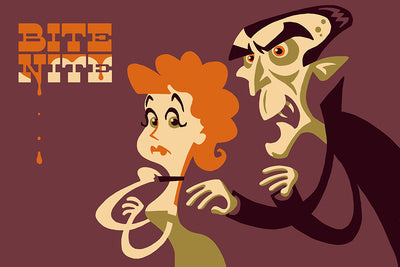 Retro Halloween - Dracula Bite Nite