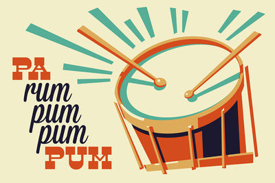 Retro Christmas - Drummer Boy